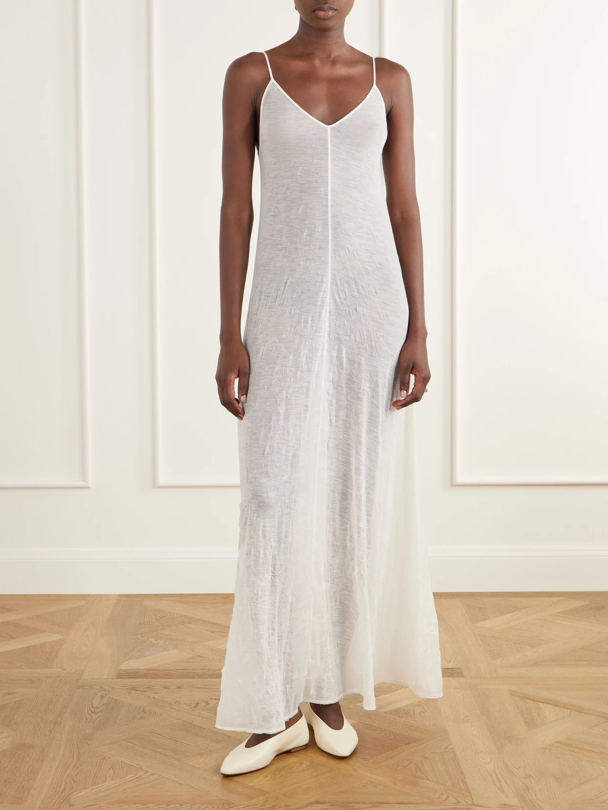 Ruohan Wool-blend Knitted Maxi Dress