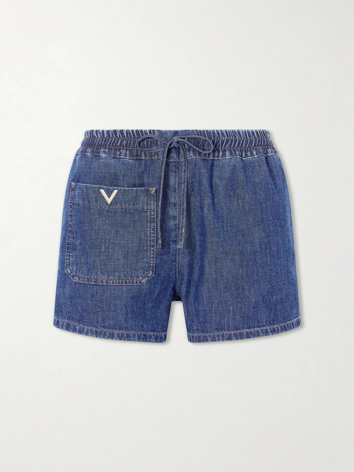 Embellished Denim Shorts