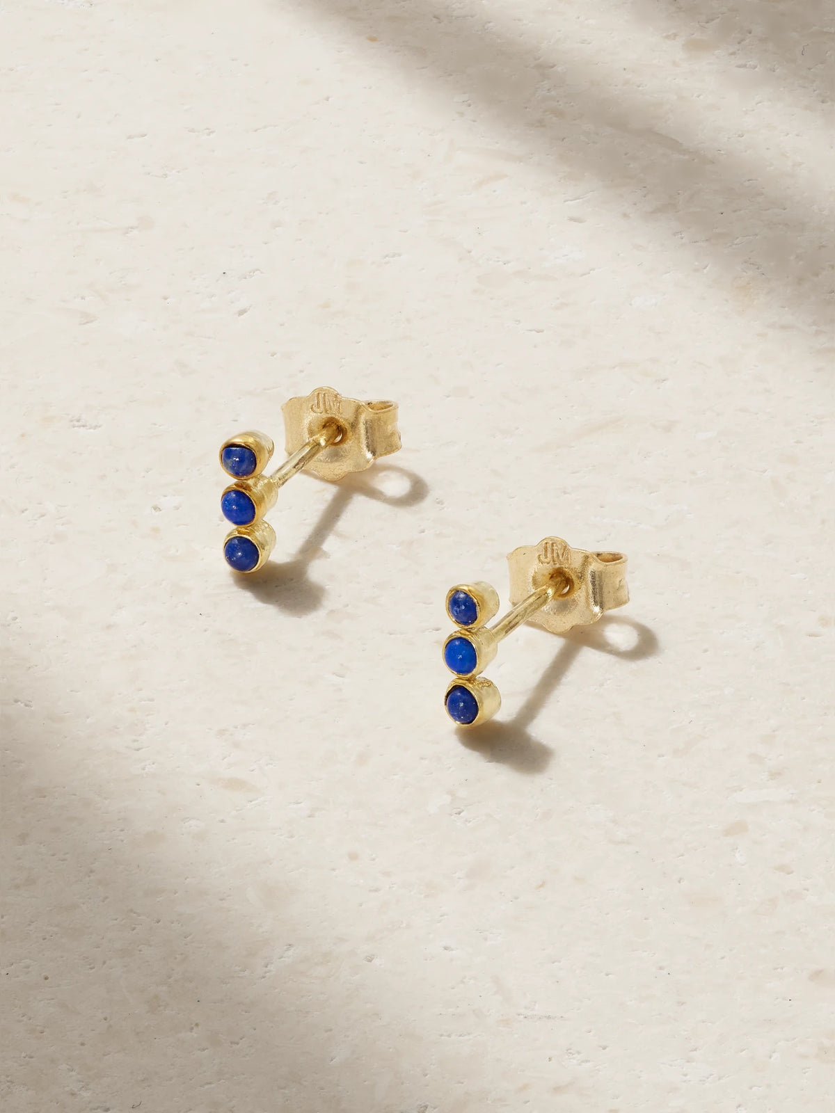 18-karat Gold Lapis Lazuli Earrings