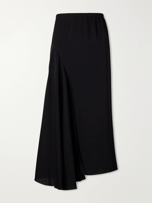 Sharon Wauchob Tria Asymmetric Duchess-satin Midi Skirt