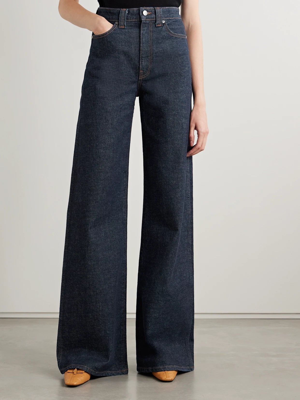 Dane High-rise Wide-leg Jeans