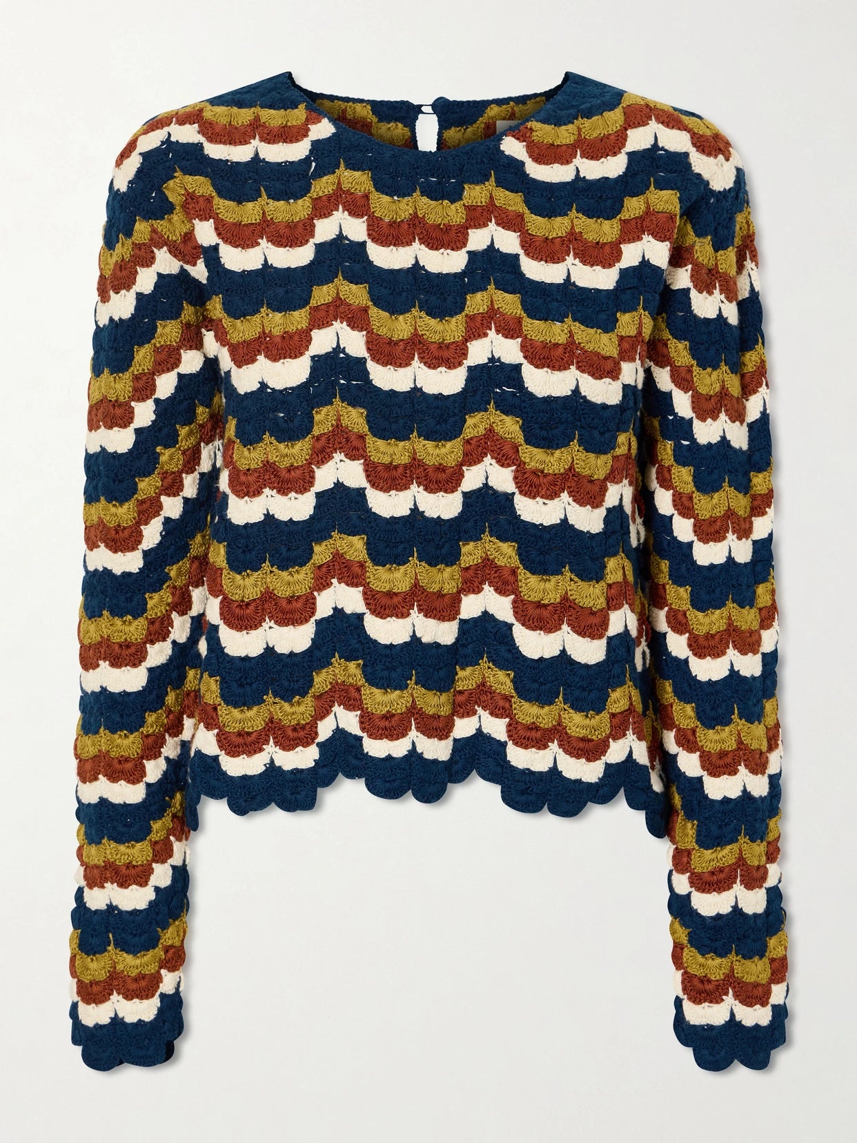 Lucero Crocheted Cotton Blouse