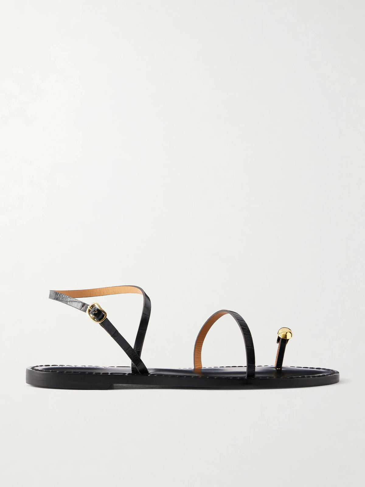 The Marrakech Embellished Leather Flats