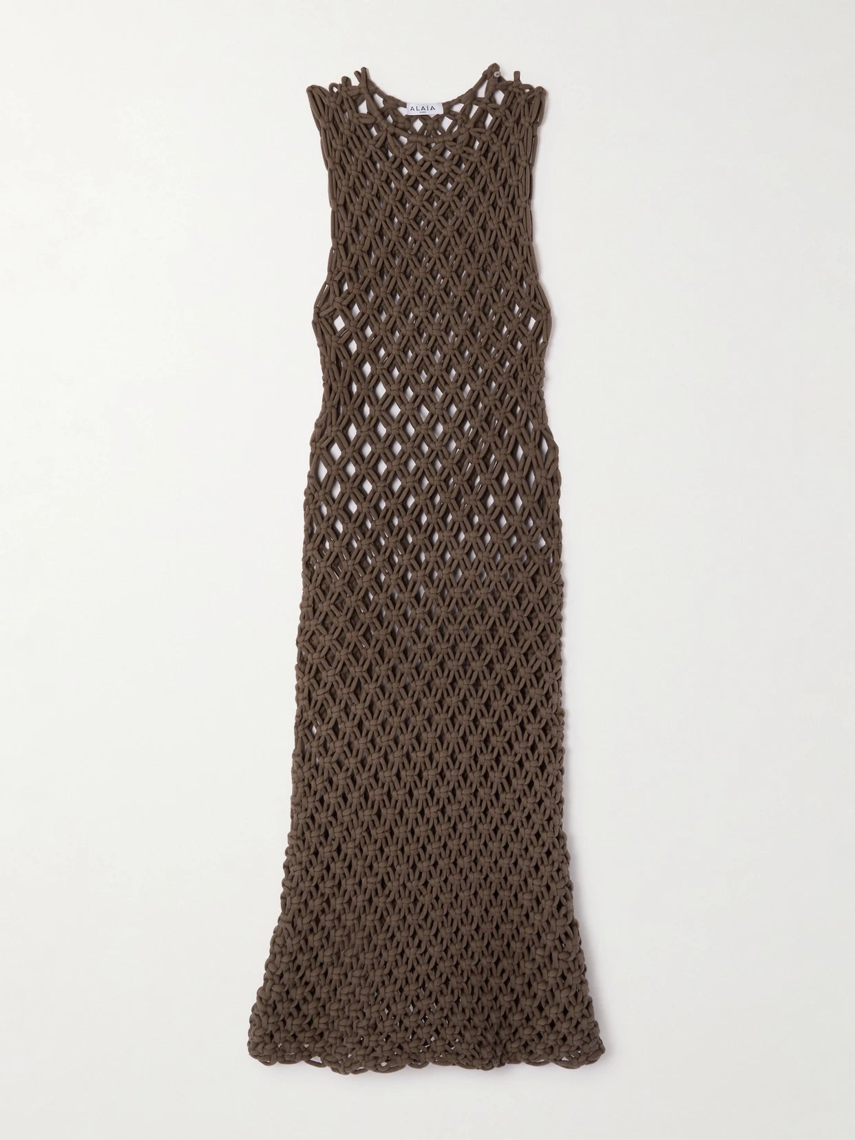 Macramé Cotton-blend Midi Dress