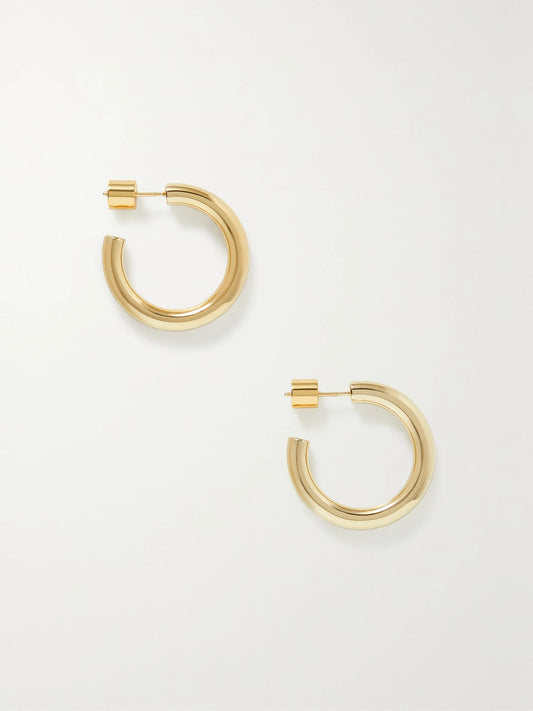 Lilly Huggies Gold-plated Hoop Earrings