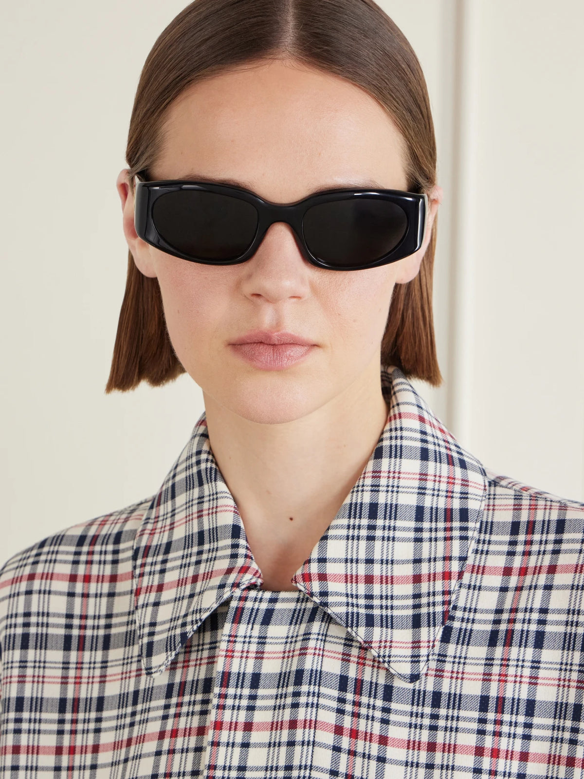 Image of Sunglasses. Product name - Journey Round-frame Acetate Sunglasses in Black colour by brand - CELINE Eyewear