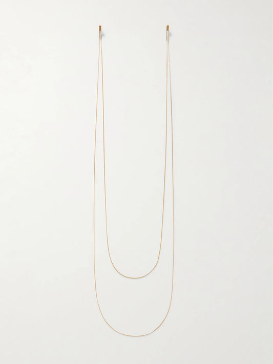 Alaïa Layered Gold-tone Earrings