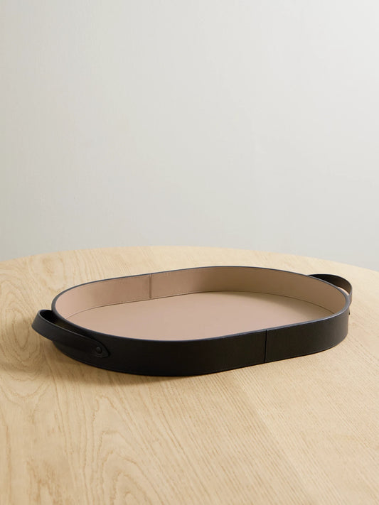Smythson Panama Leather Tray