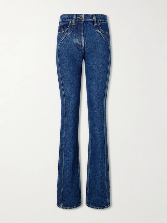 Versace High-rise Straight-leg Jeans