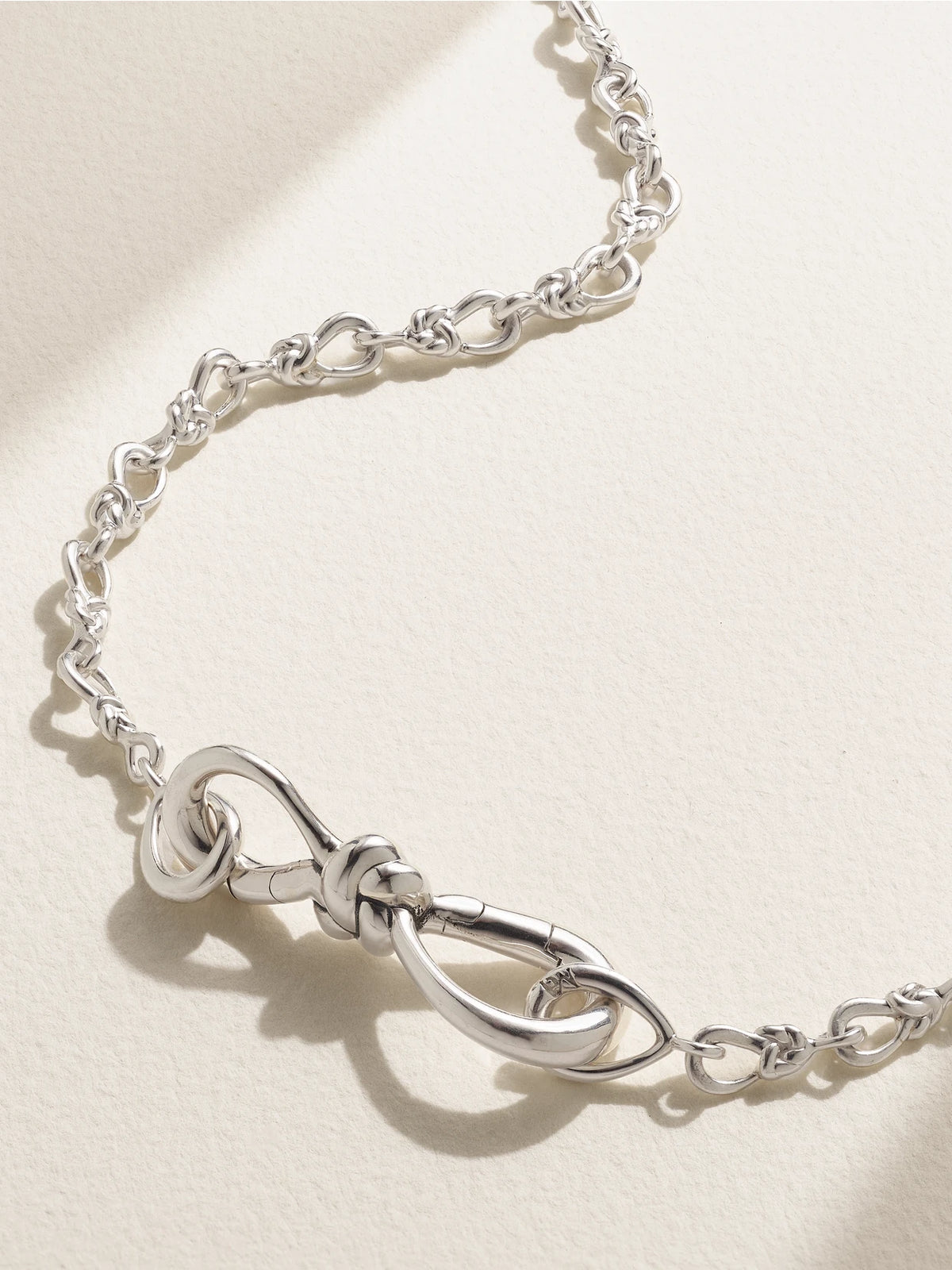 True Lover's Knot Sterling Silver Necklace