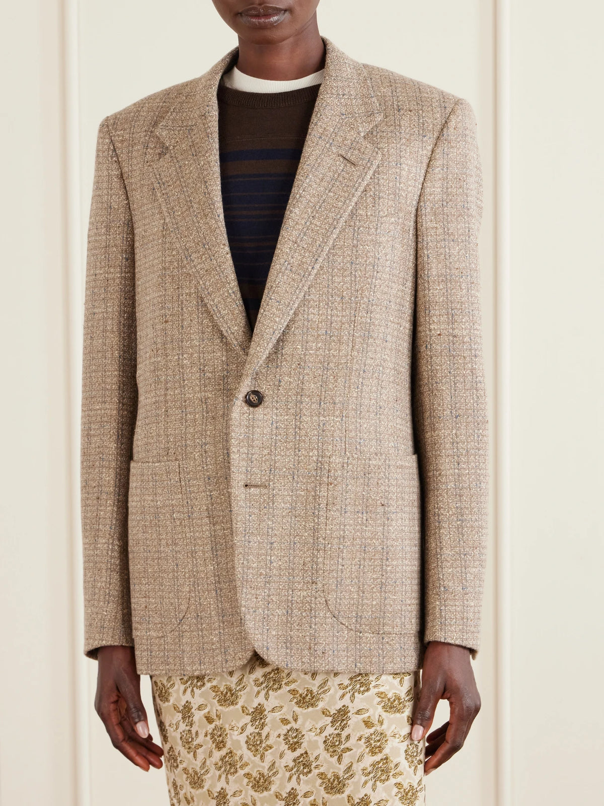 Loro Piana Hedland Checked Tweed Blazer