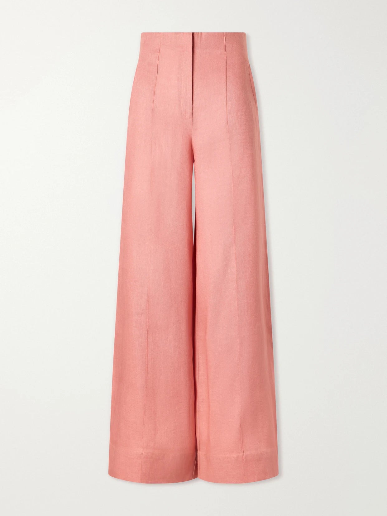 La Promesa Wide-leg Linen Pants