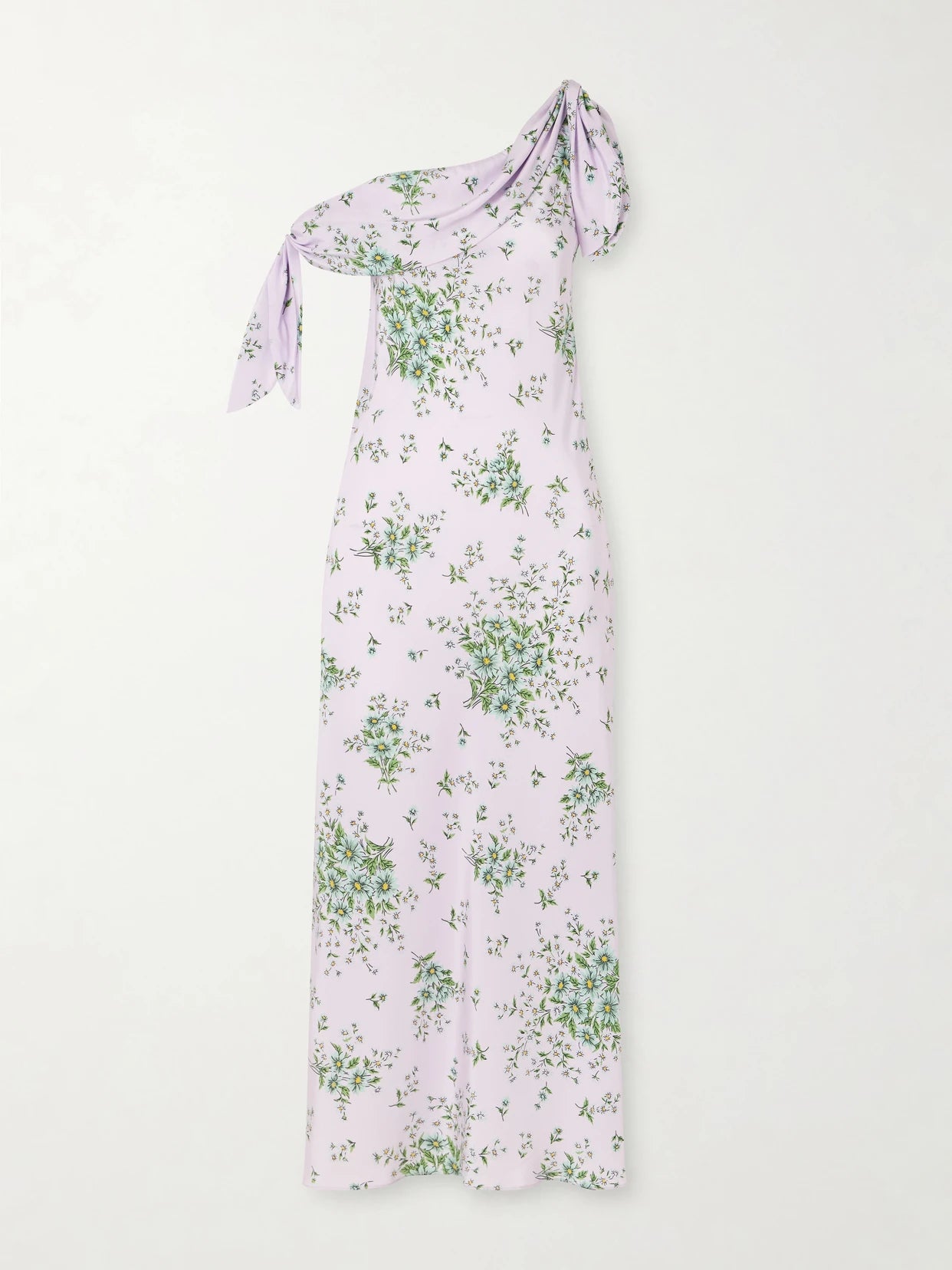 Floral-print Silk-crepe Midi Dress