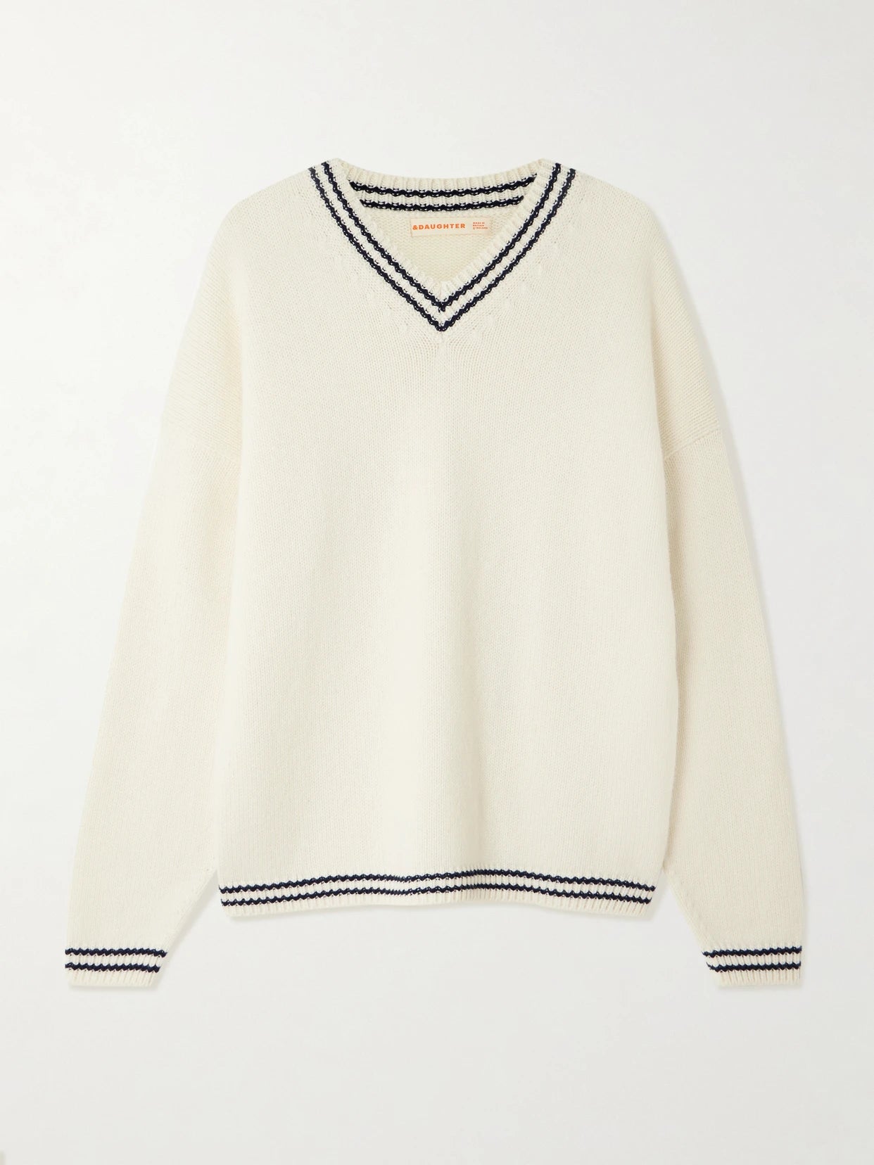 Balla Slouch Striped Wool Sweater