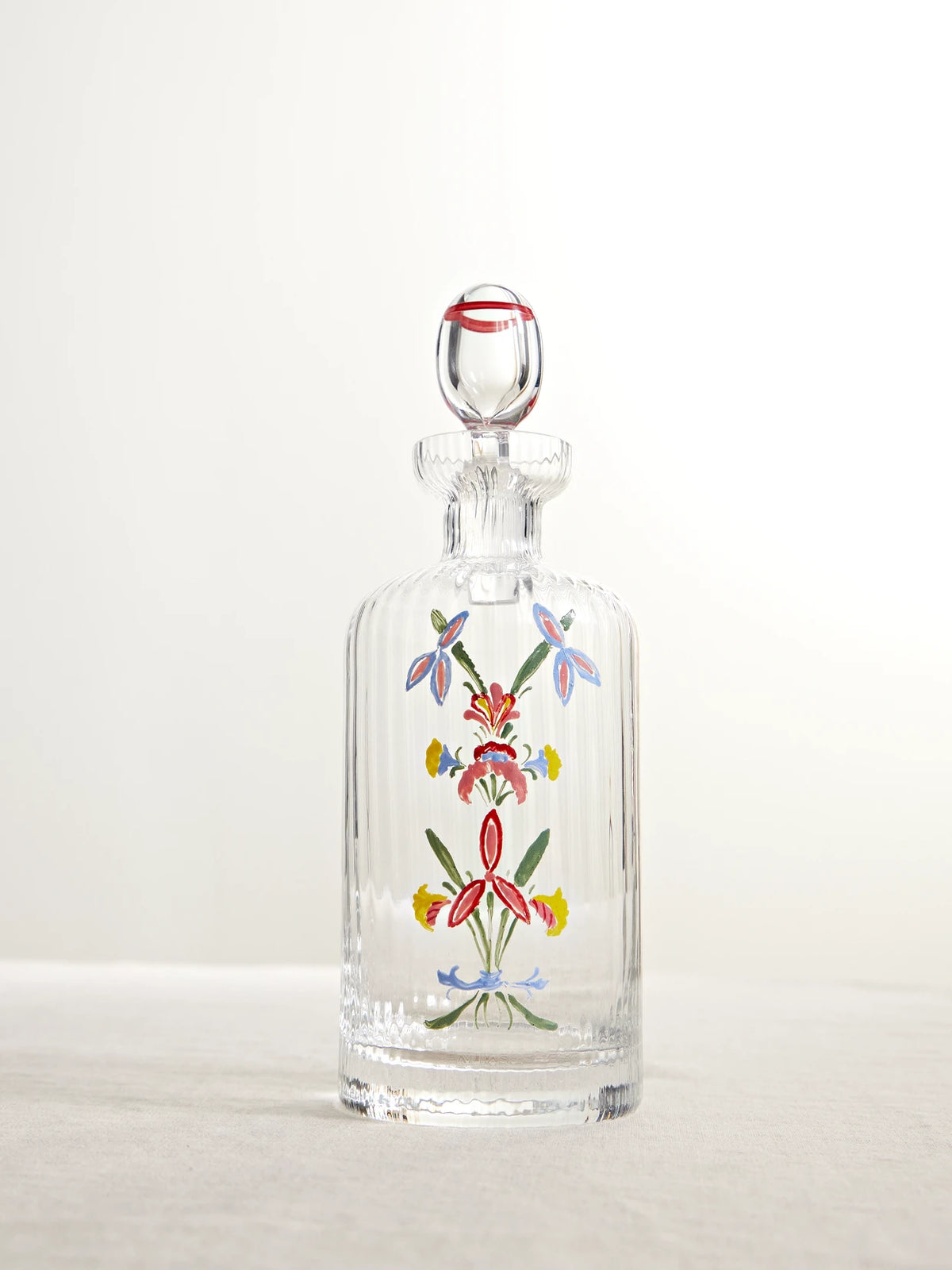 Painted Glass Bottle