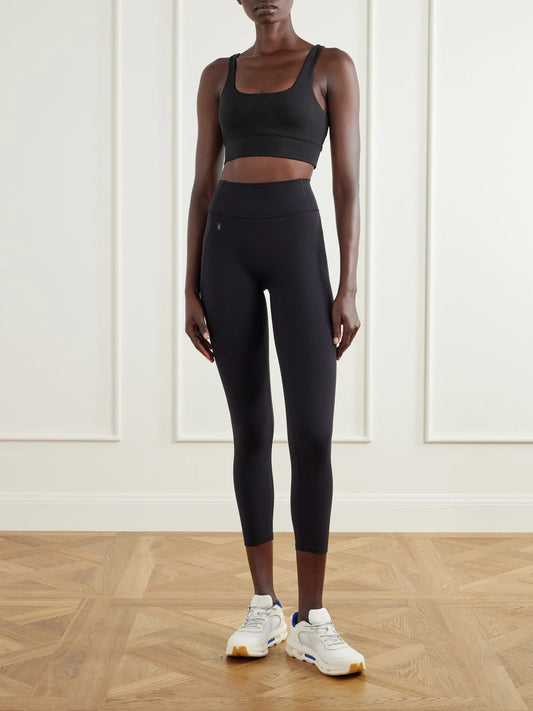 Image of Activewear. Product name - Cori Freesoft Sports Bra in Black colour by brand - Varley