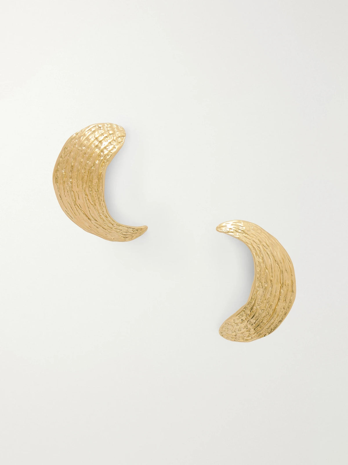 Broken Shell Gold-plated Earrings