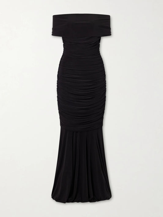 Gathered Jersey Gown