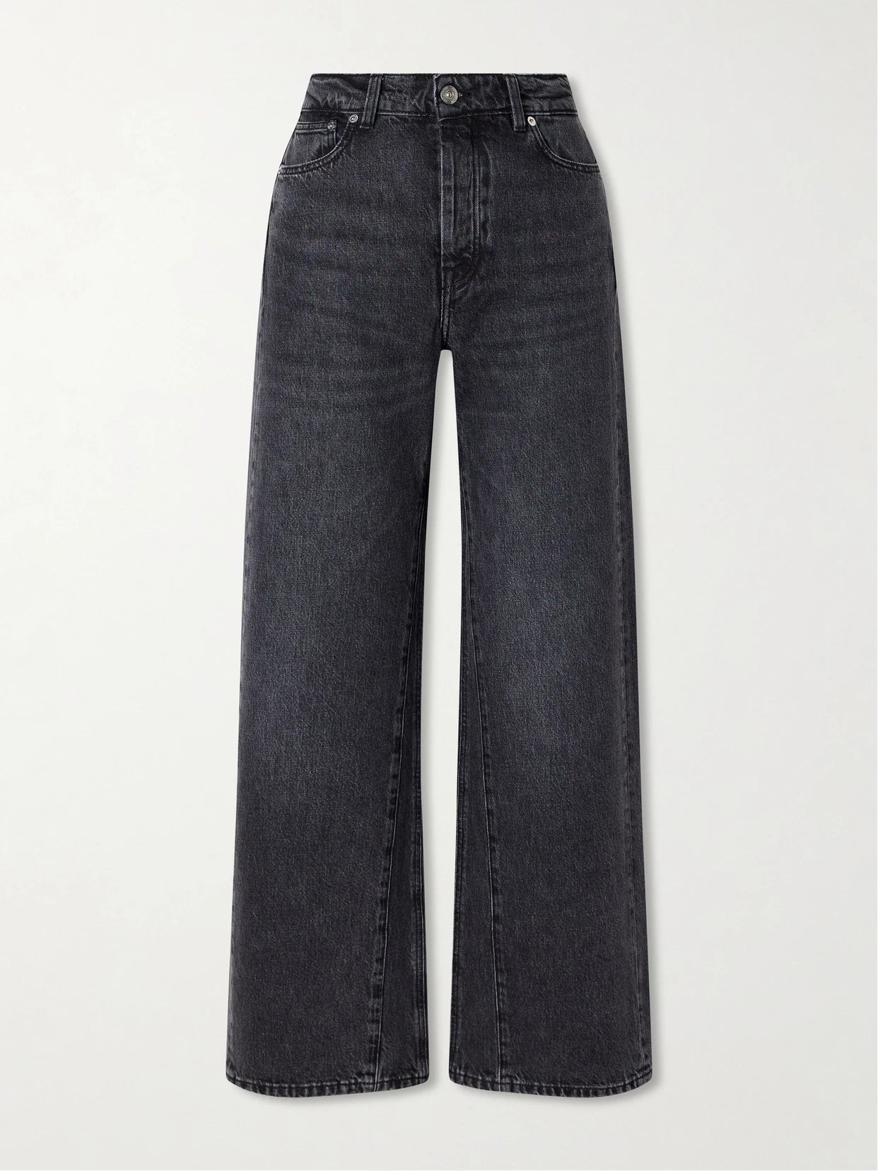 Image of Jeans. Product name - Treble Cut High-rise Wide-leg Jeans in Gray colour by brand - Our Legacy