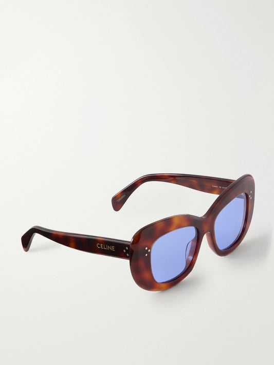 CELINE Eyewear Diane Round-frame Acetate Sunglasses