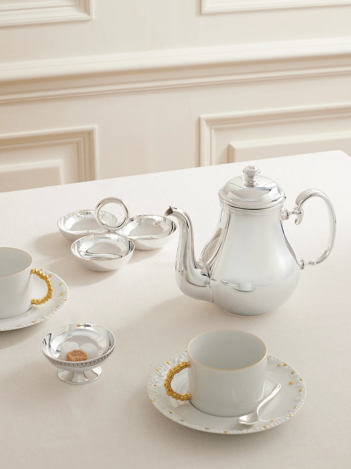 Image of Tableware. Product name - Albi Silver-plated Teapot in Multi colour by brand - Christofle