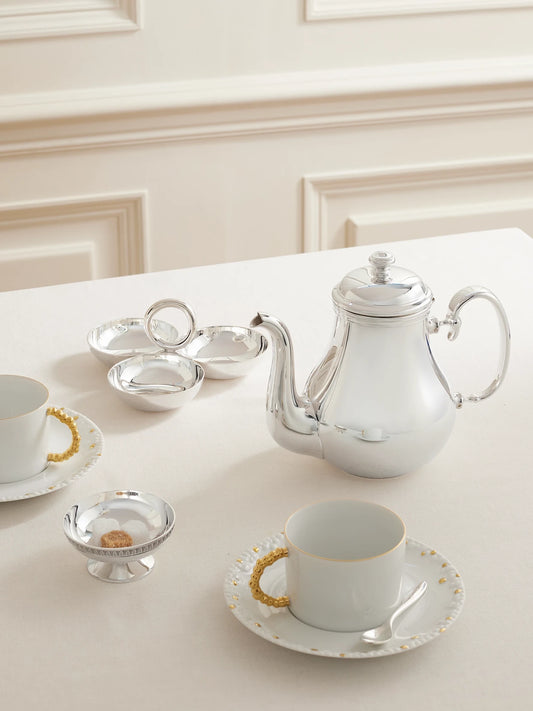 Image of Tableware. Product name - Albi Silver-plated Teapot in Multi colour by brand - Christofle