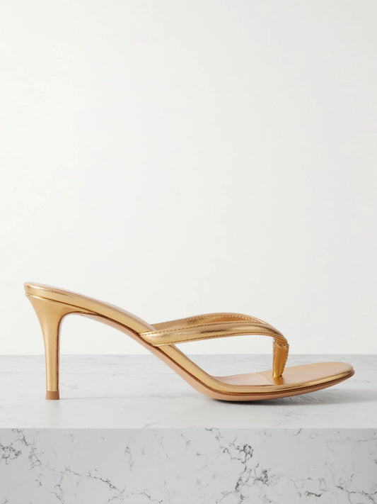 Calypso 70 Metallic Leather Sandals
