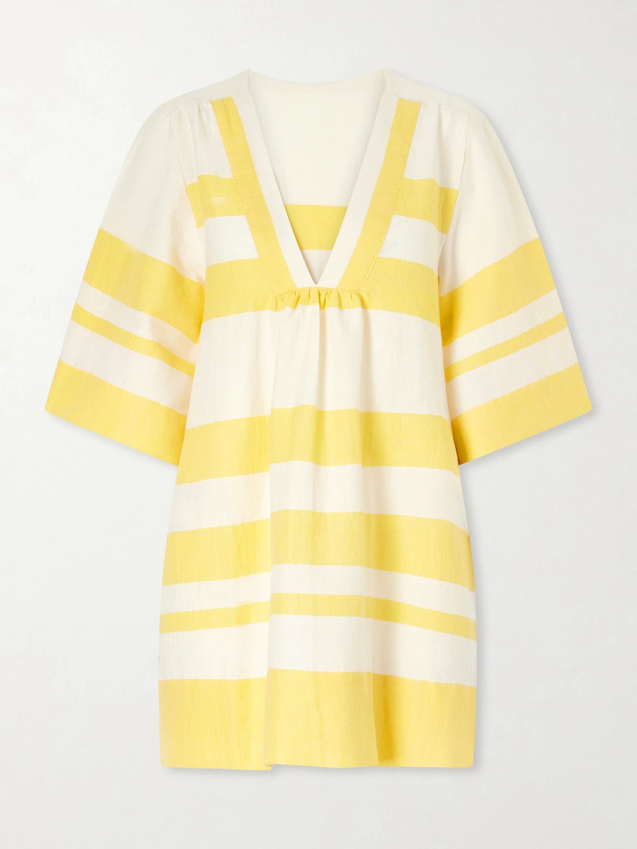 Belkis Striped Cotton Kaftan