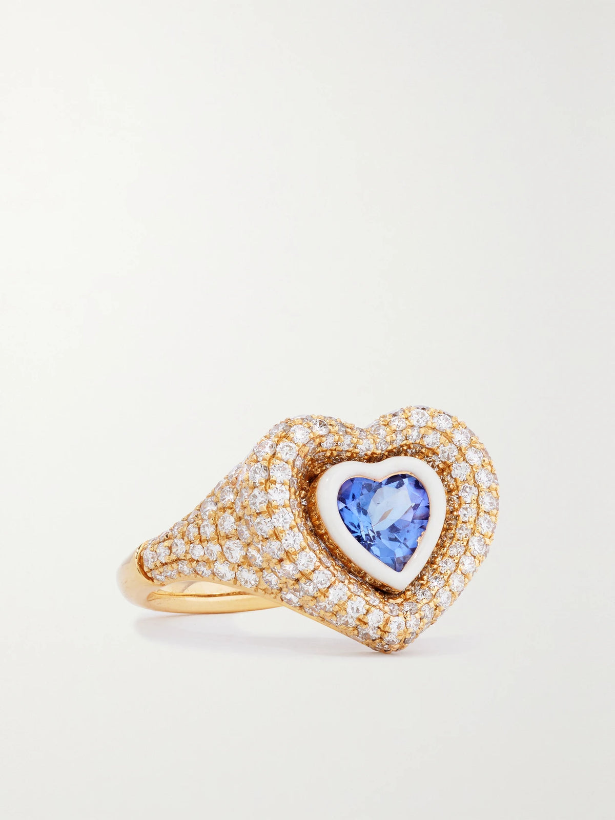 Manaal 2.0 18-karat Gold, Diamond And Tanzanite Ring
