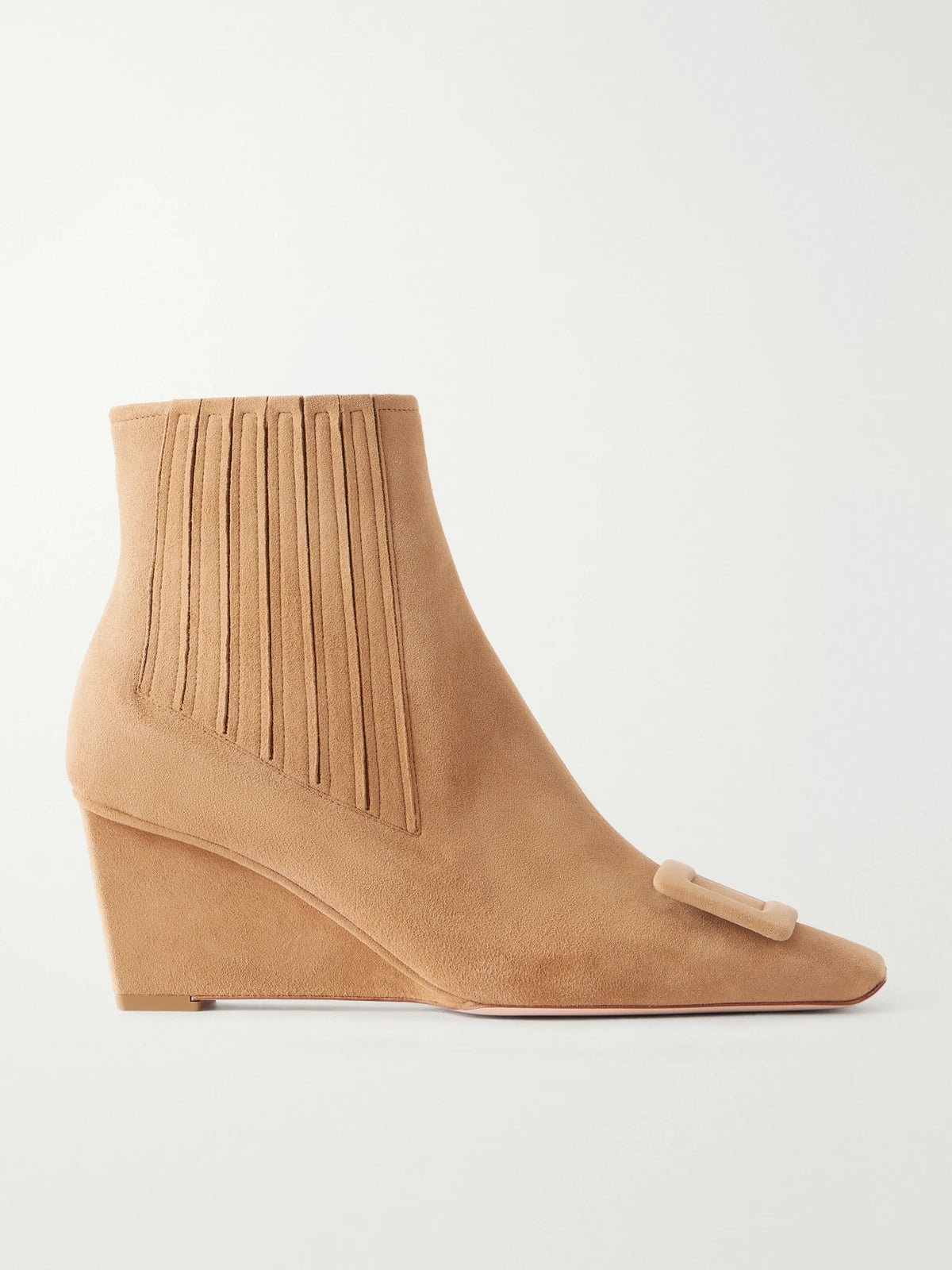Roger Belle Vivier 60 Suede Ankle Boots