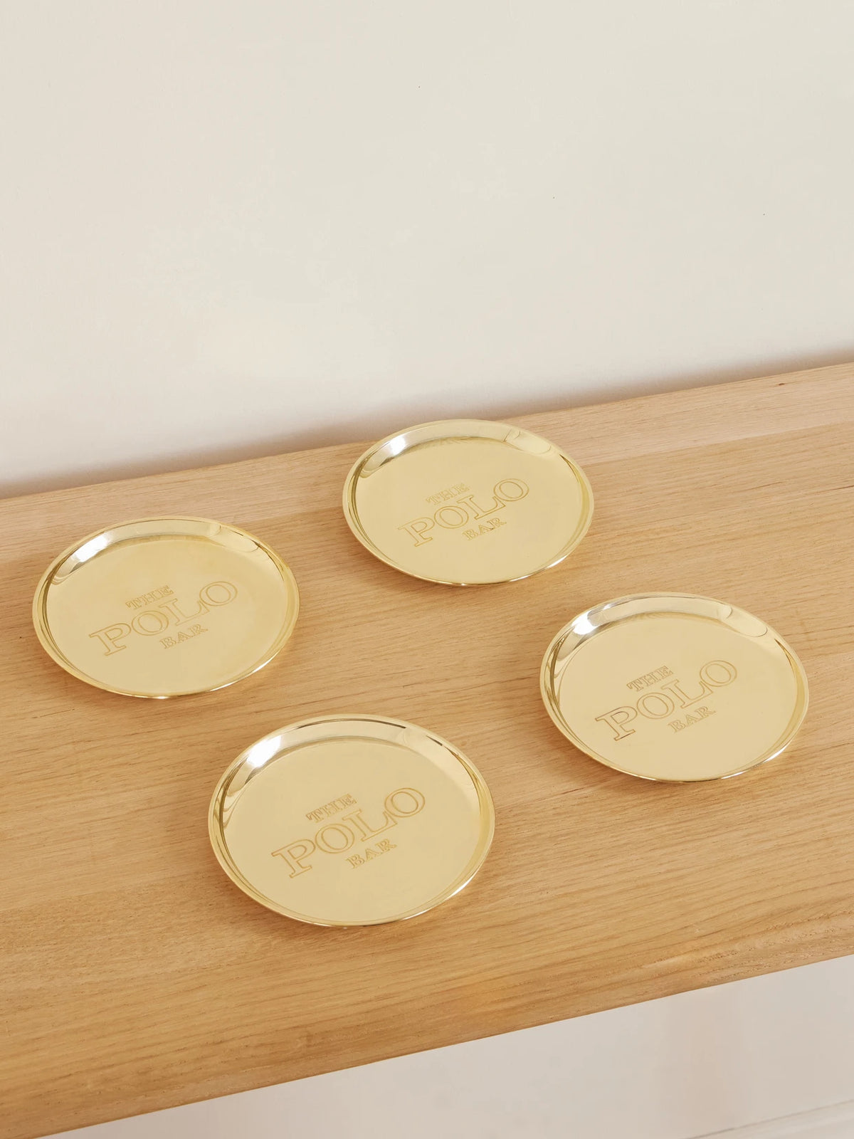 Polo Bar Gold-tone Coasters
