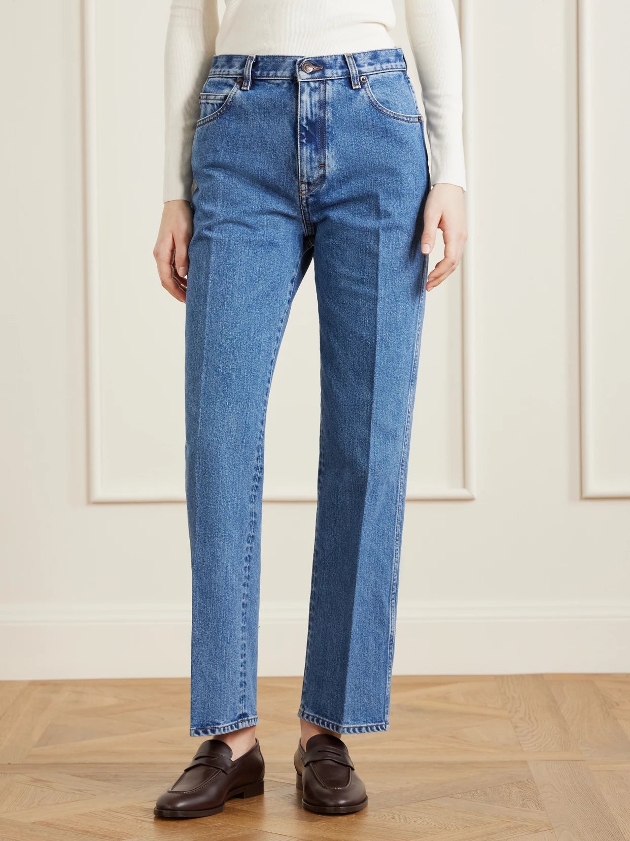 Brooke Cropped Mid-rise Slim-leg Jeans