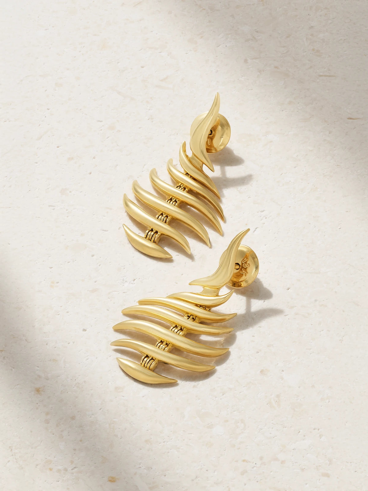 Flame Mini 18-karat Gold Earrings