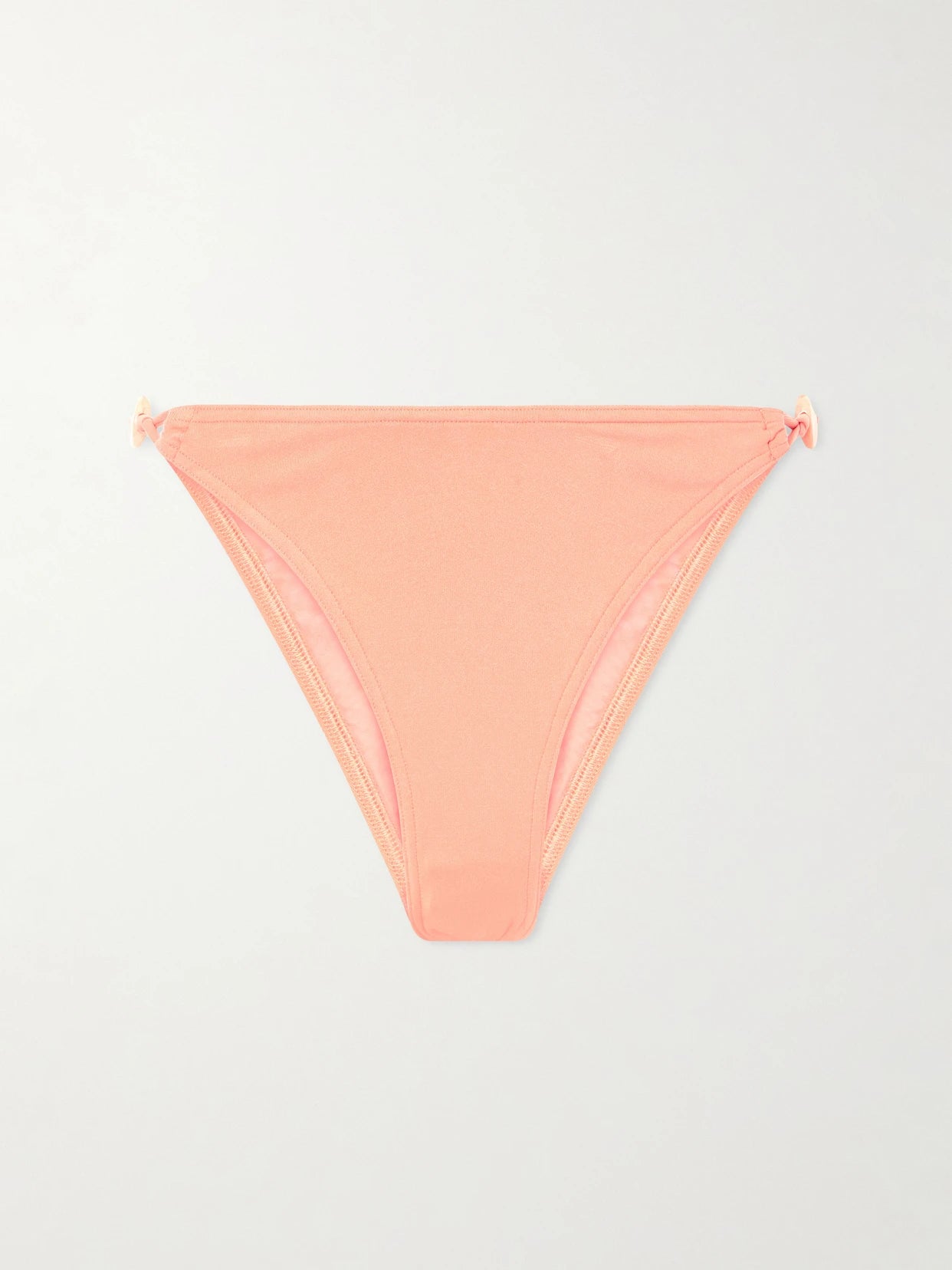 Image of Swimwear. Product name - Margaux Side-detail Bikini Bottom in Coral colour by brand - Eres