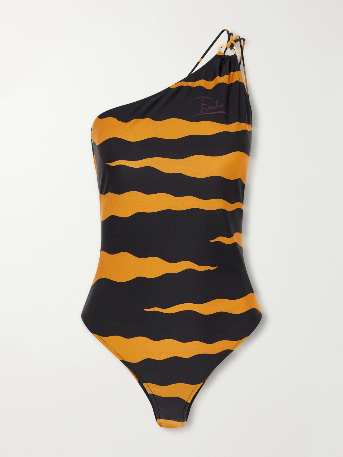 PUCCI One-shoulder Printed Swimsuit
