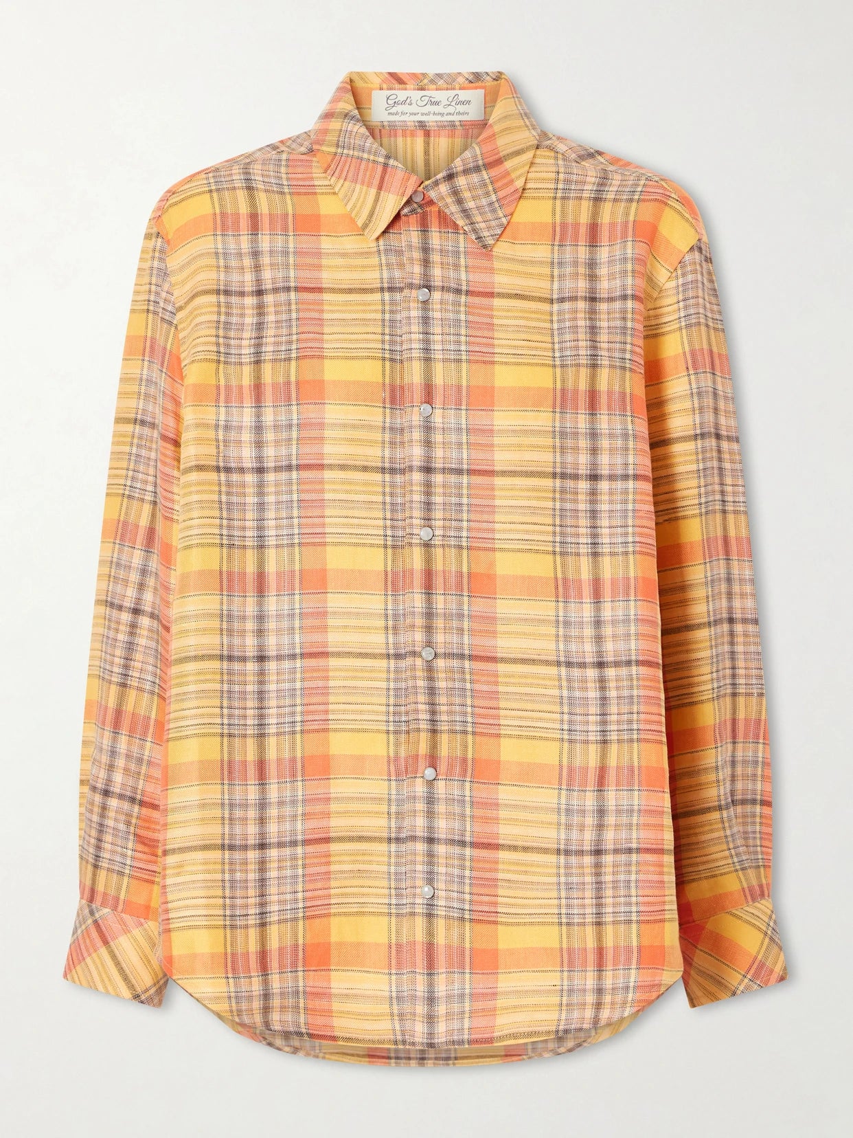 Twilight Checked Linen Shirt