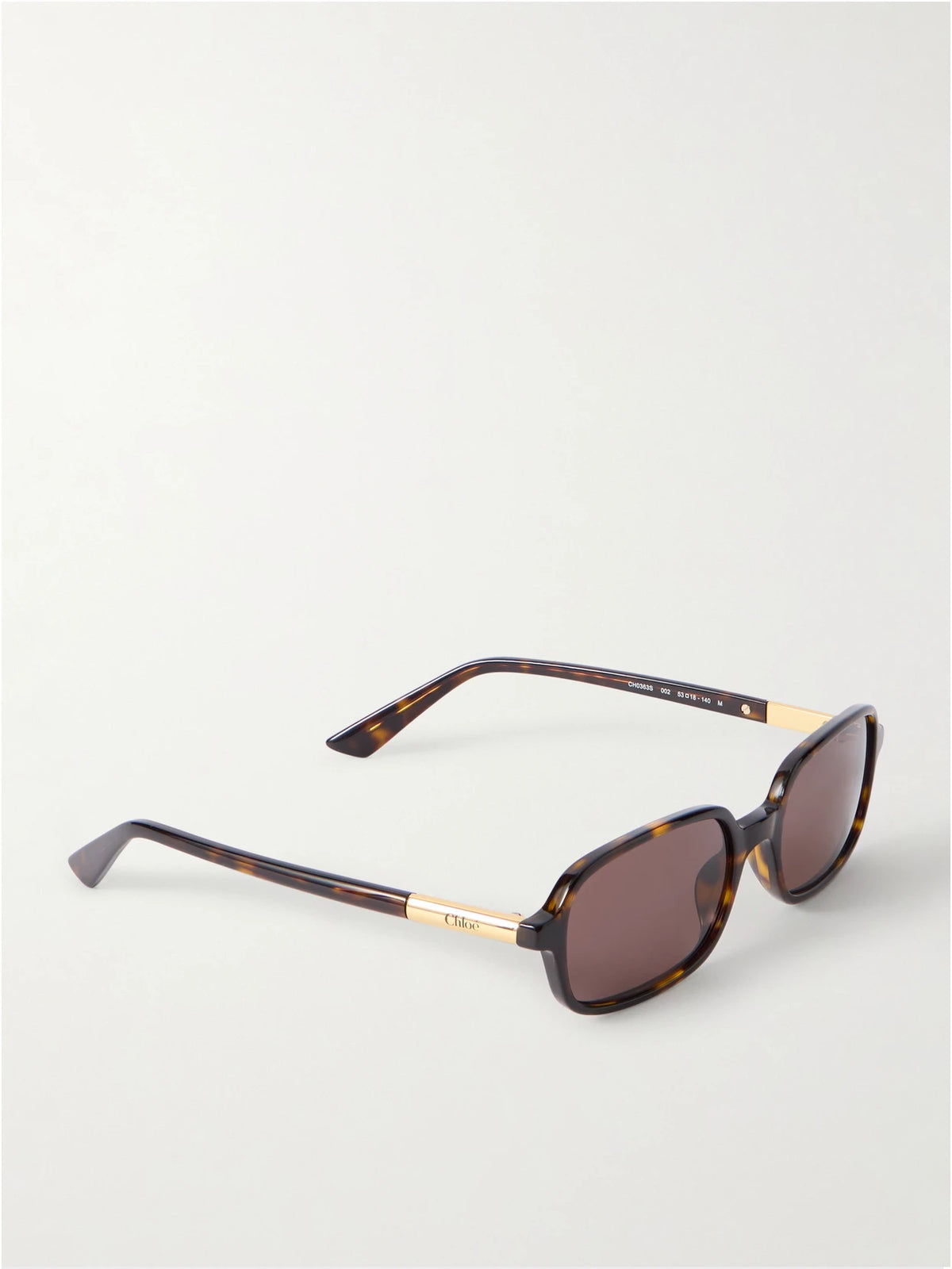 Judy Rectangle-frame Tortoiseshell Acetate Sunglasses