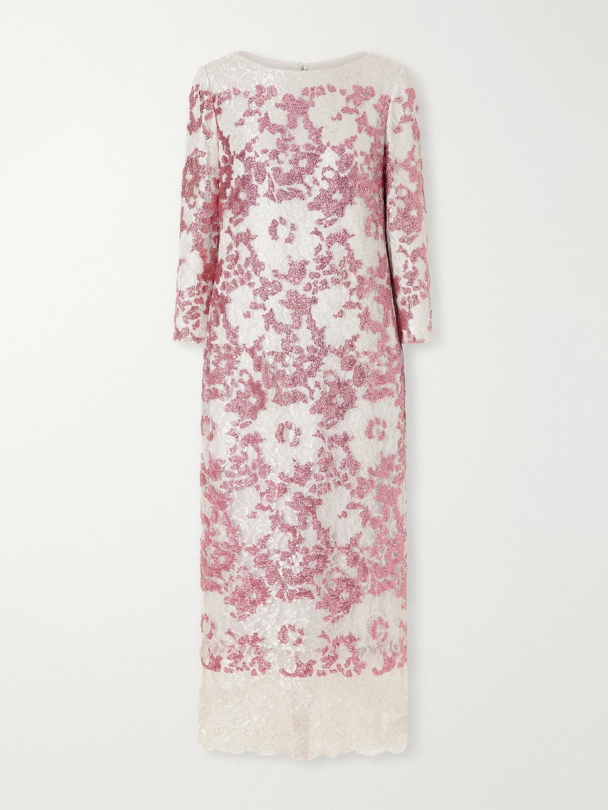 Costarellos Santina Sequin-embellished Lace Gown