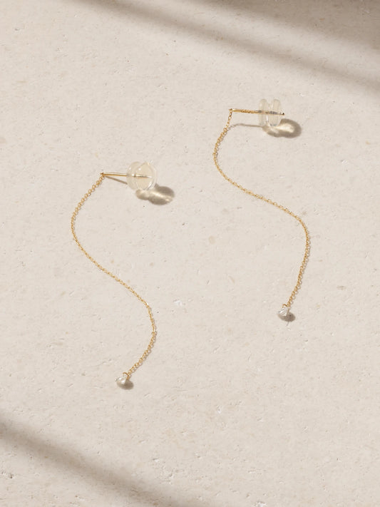 Danaé 18-karat Gold Diamond Earrings