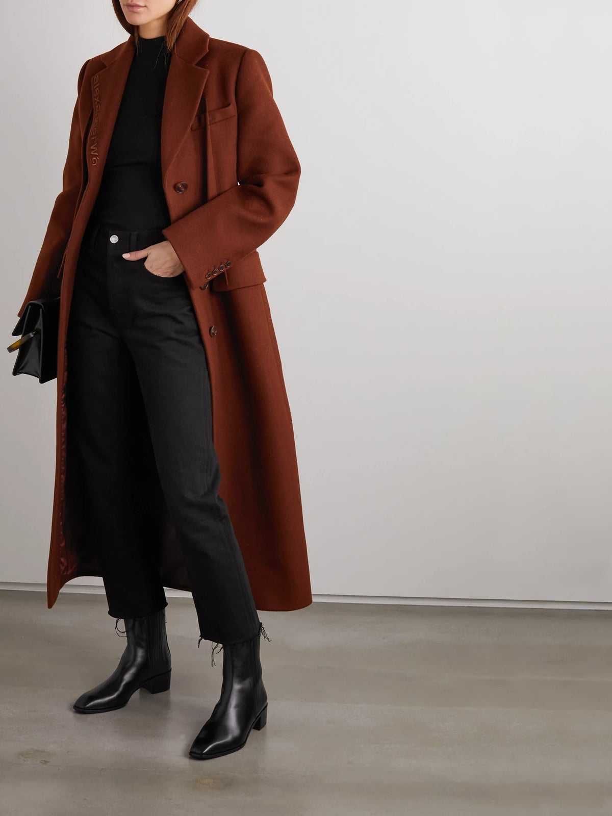 Image of Boots. Product name - Neil Leather Chelsea Boots in Black colour by brand - Aeyde