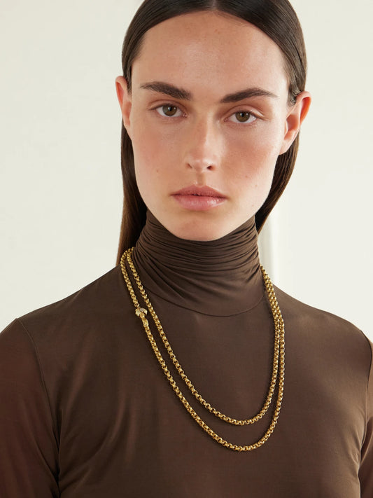 Image of Necklaces. Product name - Vintage 1790-1820s 18-karat Gold Necklace in Multi colour by brand - Stephanie Windsor