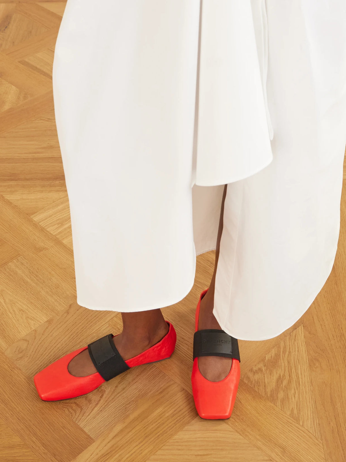 Leather Ballerina Flats