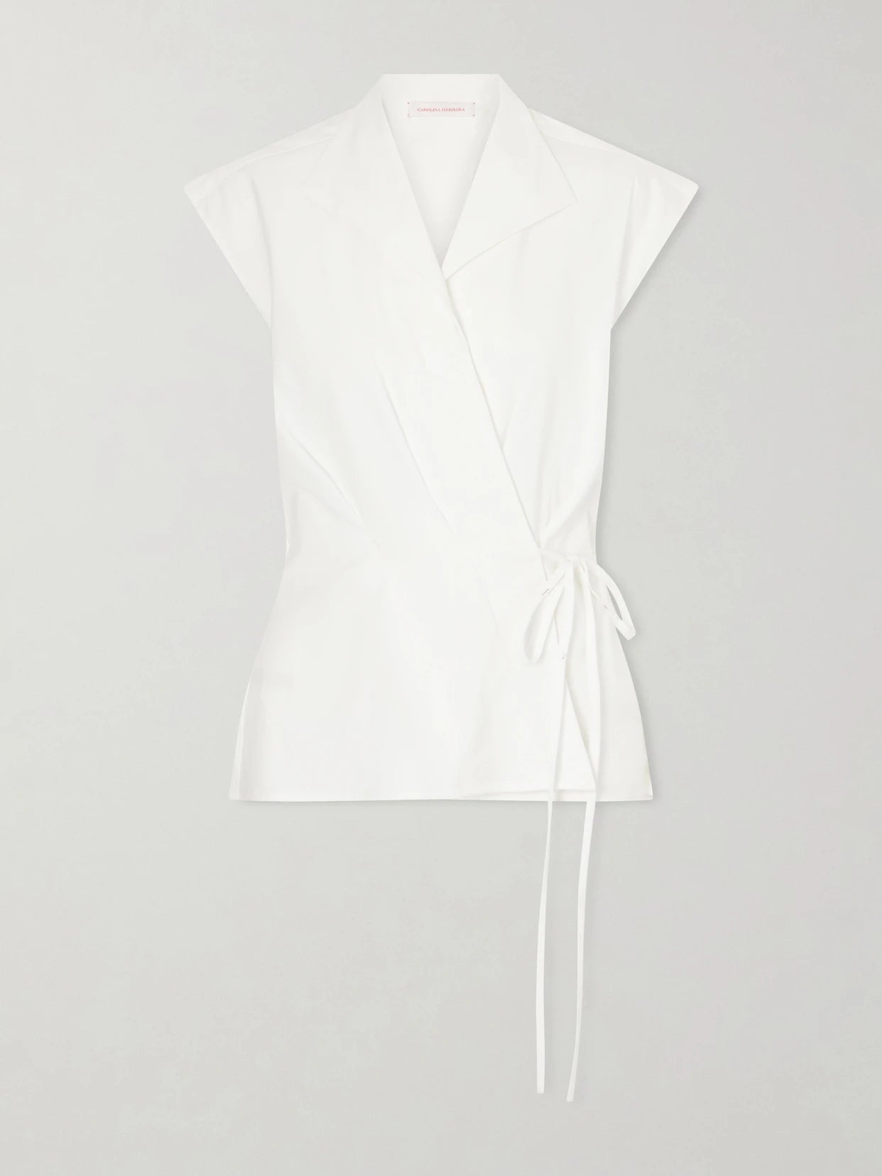 Wrap Cotton-blend Shirt