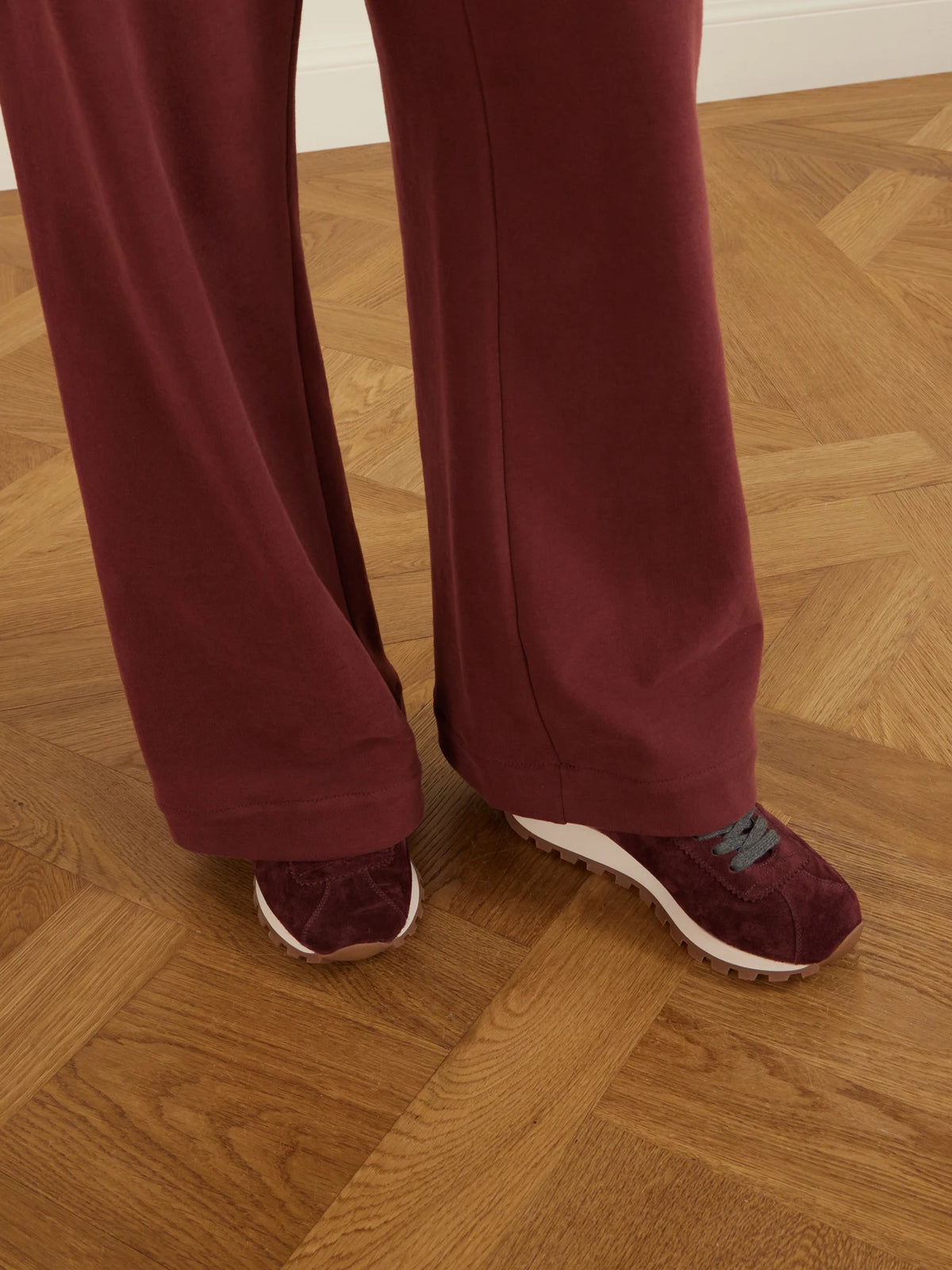 Bead-embellished Suede Sneakers