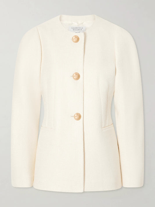 Daelan Silk And Wool-blend Jacket