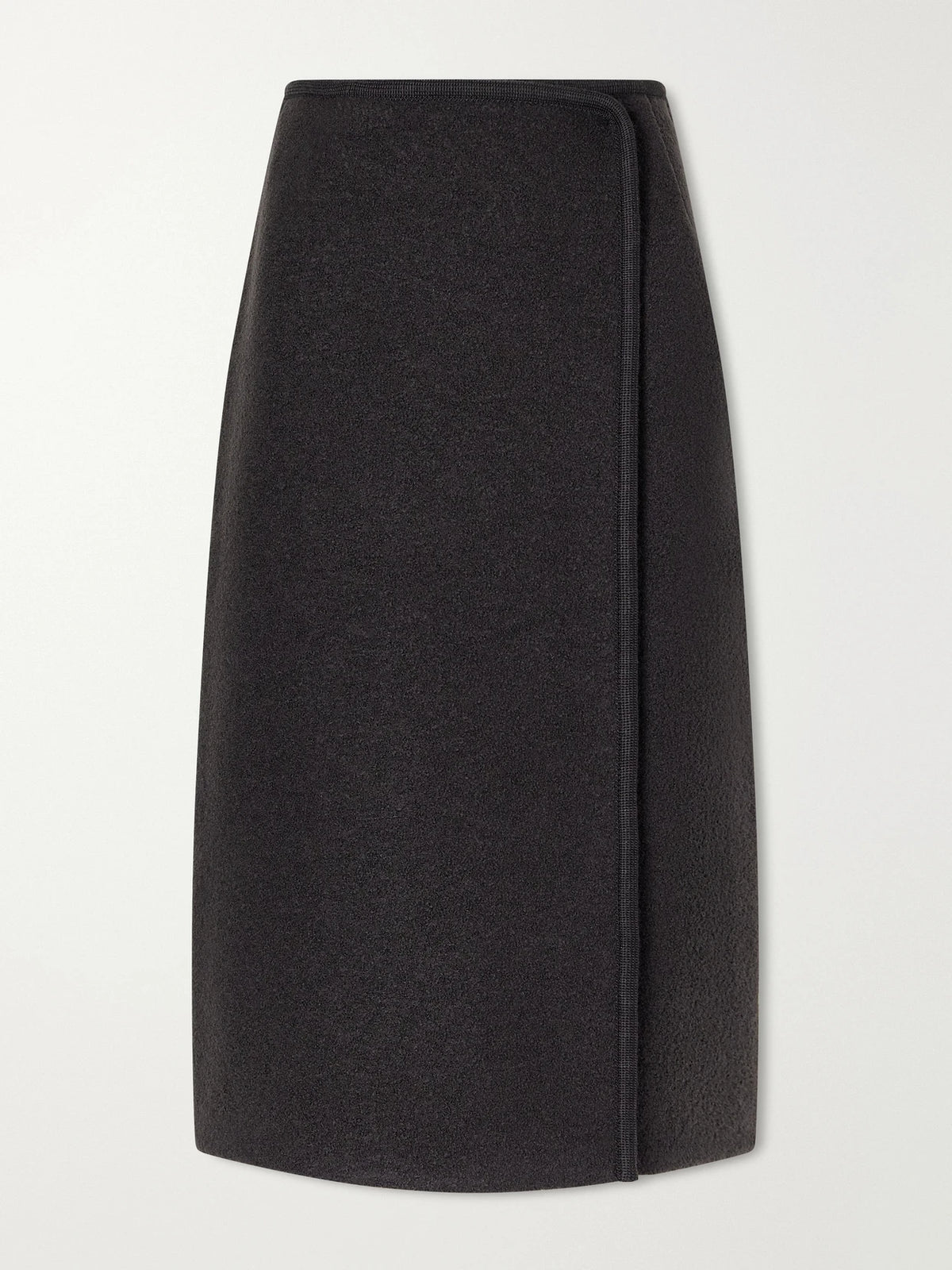 RIER Walker Felted Wool-fleece Midi Skirt