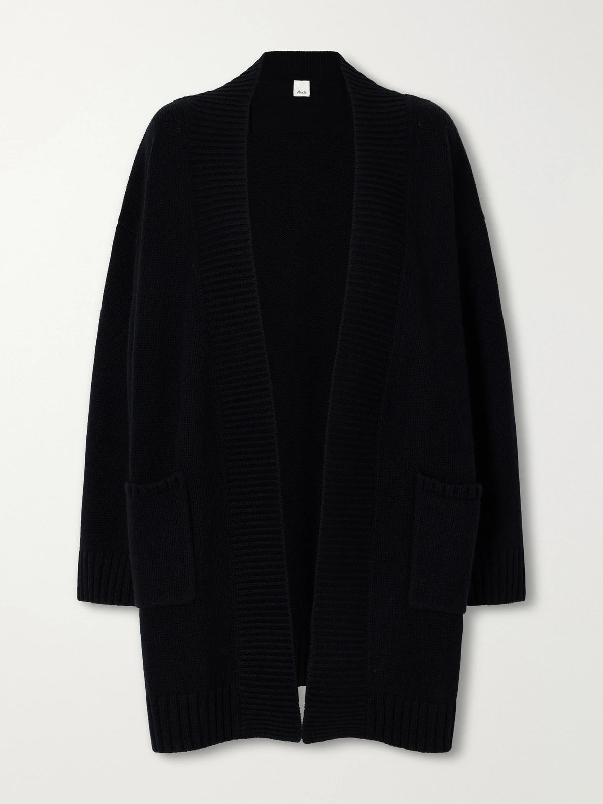 Allude Rib-trimmed Wool And Cashmere-blend Cardigan