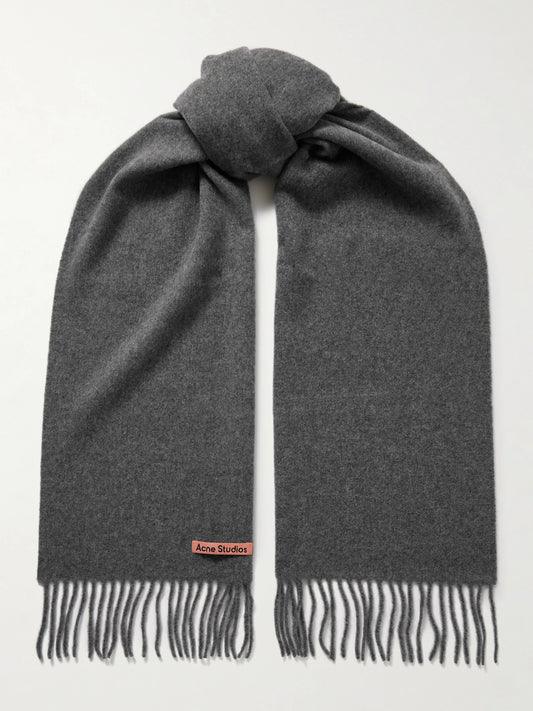 Fringed Wool Scarf