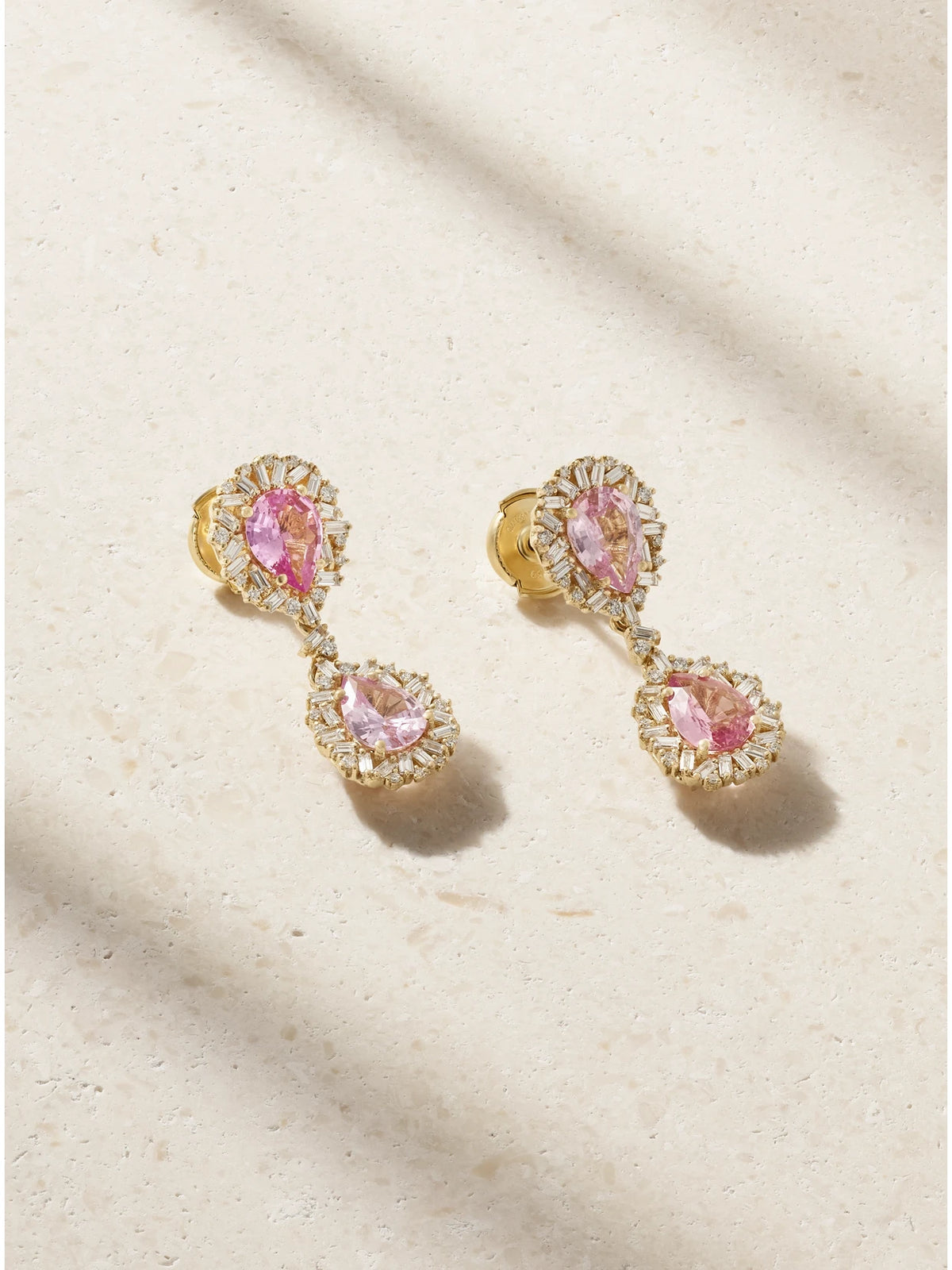 18-karat Gold, Sapphire And Diamond Earrings