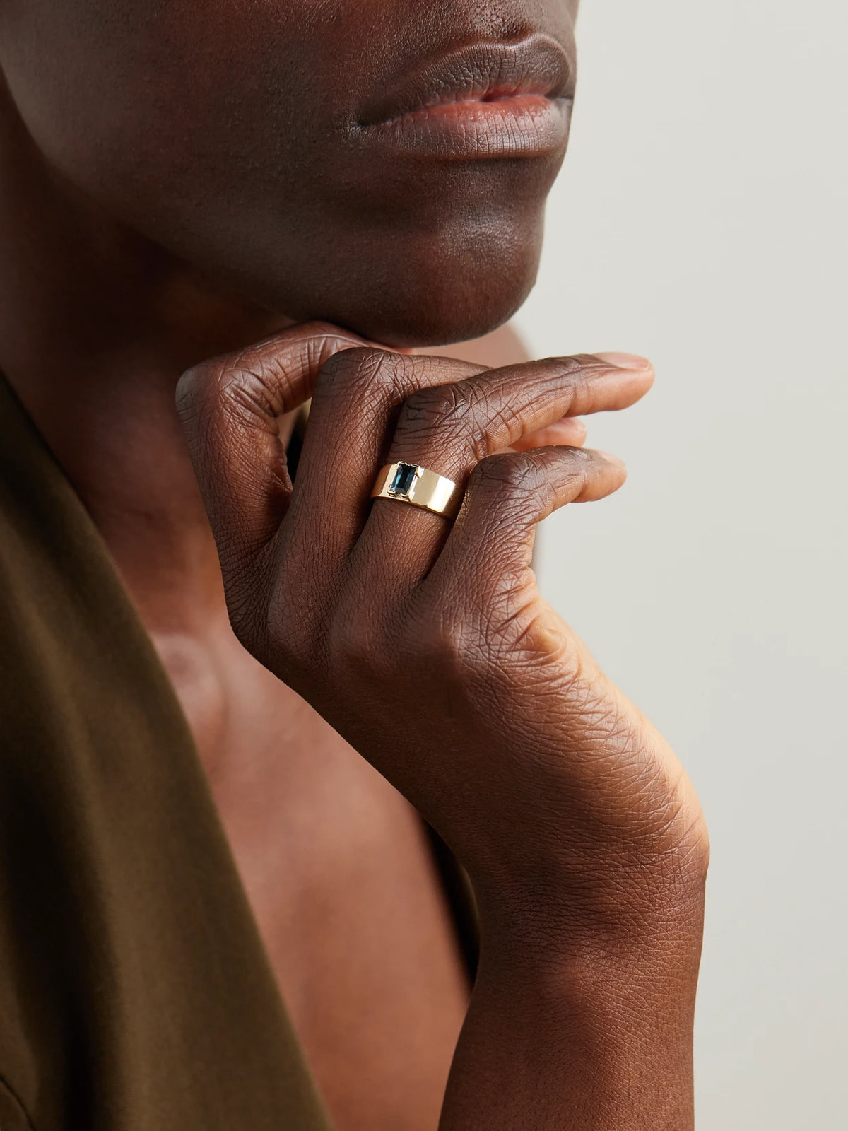Image of Rings. Product name - 14-karat Recycled Gold Topaz Ring in Multi colour by brand - Melissa Joy Manning